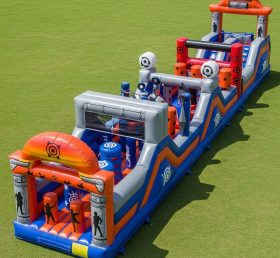 T7-4275 Percurso de Obstáculos Inflável Tema Naruto