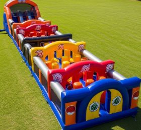 T7-4278 Pista de Obstáculos Inflável com Tema Naruto
