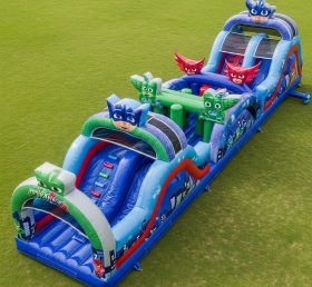 T7-4308 Pj Masks Tema Curso de Obstáculos Inflável