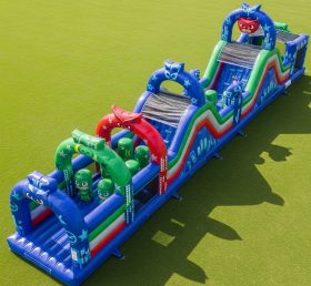 T7-4310 Curso de Obstáculos Inflável com Tema PJ Masks