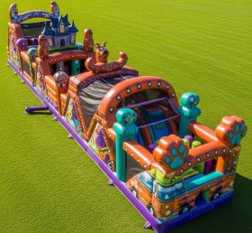 T7-4338 Obstáculo Inflável com Tema Scooby-Doo