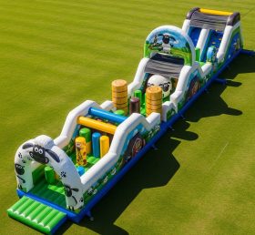 T7-4346 Curso de Obstáculos Inflável Tema Shaun the Sheep