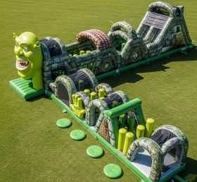 T7-4350 Curso de Obstáculos Inflável com Tema Shrek