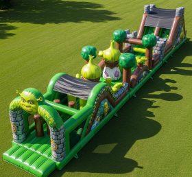 T7-4351 Pista de Obstáculos Inflável com Tema Shrek