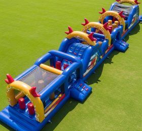T7-4362 Pista de Obstáculos Inflável com Tema Sonic
