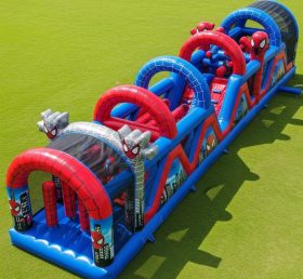T7-4364 Percurso de Obstáculos Inflável com Tema do Homem-Aranha
