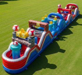 T7-4384 Curso de Obstáculos Inflável com Tema Super Mario
