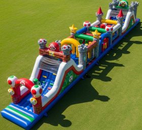 T7-4388 Curso de Obstáculos Inflável com Tema Super Mario
