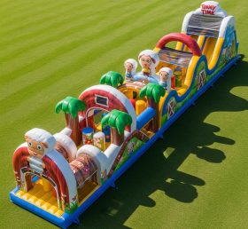 T7-4430 Percurso de Obstáculos Insuflável com Tema Timmy Time