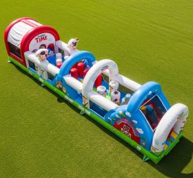 T7-4432 Curso de Obstáculos Inflável com Tema Timmy Time