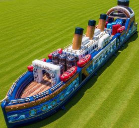 T7-4442 Curso de Obstáculos Inflável com Tema Titanic