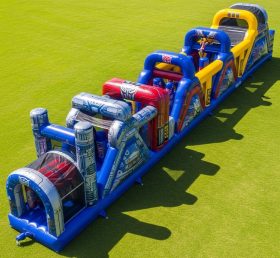 T7-4451 Pista de Obstáculos Inflável com Tema Transformers
