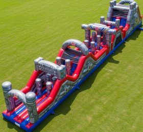 T7-4452 Curso de Obstáculos Inflável com Tema Transformers