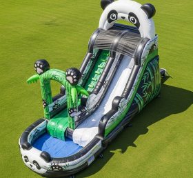T8-5728 Escorrega Aquático Inflável com Tema de Panda
