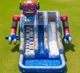 T8-5785 Escorregador Aquático Inflável com Tema de Robô