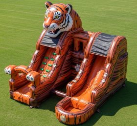 T8-5831 Escorregador Aquático Inflável com Tema de Tigre