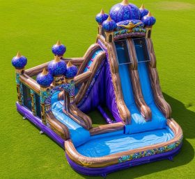 T8-7105 Escorregador Aquático Inflável Tema Aladdin