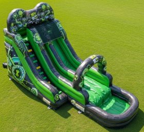 T8-7155 Escorregador Aquático Inflável com Tema Ben 10