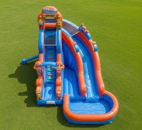 T8-7169 Escorrega Aquático Inflável com Tema Blippi Wonders