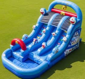 T8-7222 Escorrega Aquático Inflável com Tema Doraemon