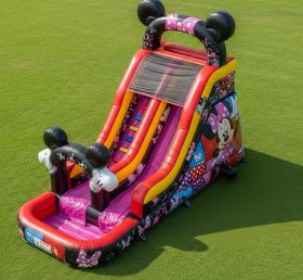 T8-7317 Escorrega Aquático Inflável com Tema Mickey & Minnie