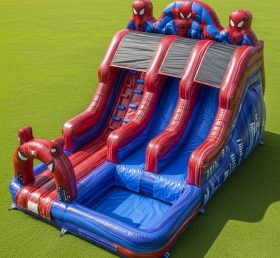 T8-7478 Escorrega Aquático Inflável com Tema do Homem-Aranha