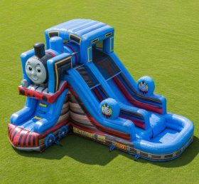 T8-7561 Escorregador Aquático Inflável com Tema Thomas & Friends