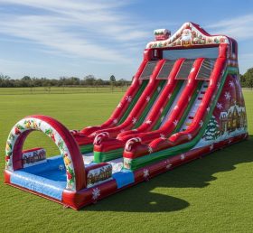 T8-7641 Escorrega Gigante com Tema de Natal