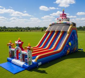 T8-7740 Escorregador Inflável com Tema de Aniversários