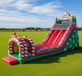 T8-7742 Escorregador Inflável com Tema de Natal