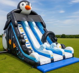 T8-7804 Escorregador Inflável com Tema de Pinguim