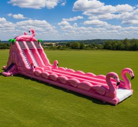 T8-7851 Escorrega Gigante Tema Flamingo