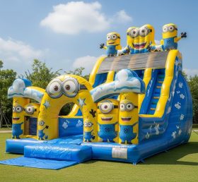 T8-8735 Escorregador Seco Inflável com Tema dos Minions