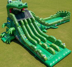 T8-8931 Escorregador Inflável de Crocodilo