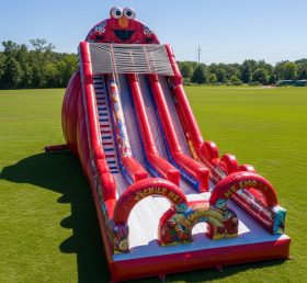 T8-8959 Escorregador Inflável Tickle Me Elmo