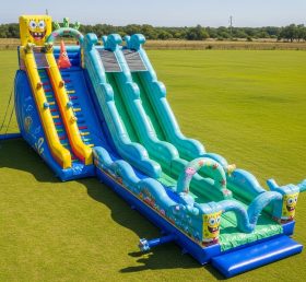 T8-8981 Escorregador Inflável SpongeBob