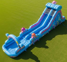 T8-9001 Escorregador Inflável de Água Baby Shark