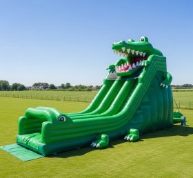 T8-9054 Escorregador Inflável de Crocodilo