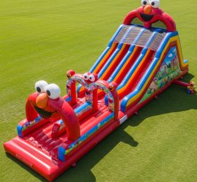 T8-9088 Escorregador Inflável Tickle Me Elmo