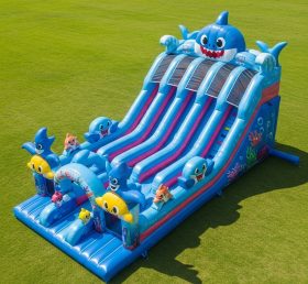T8-9157 Escorregador Inflável Baby Shark