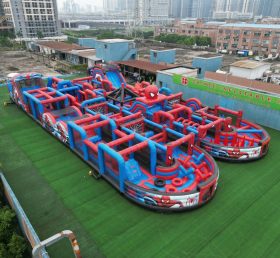 CR2-124 Pista de Obstáculos Gigante Inflável com Tema do Homem-Aranha