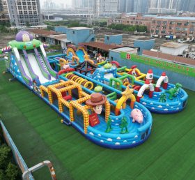 CR2-155 Corrida Desafiadora com Tema Toy Story Gigante Escorregador Inflável de Obstáculos