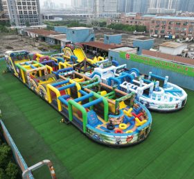 CR2-170 Corrida Desafiadora Temática Zootopia Gigante Percurso de Obstáculos Inflável