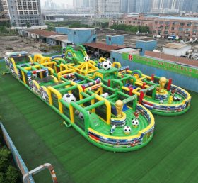 CR2-255 Pista de Obstáculos Gigante Inflável com Tema da Copa do Mundo