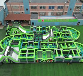 CR2-265 Corrida Desafiadora com Tema Ben 10 Obstáculos Gigantes Infláveis