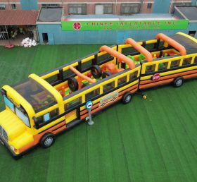 CR2-276 Pista Desafiadora com Tema de Ônibus Gigante Inflável
