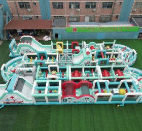 CR2-305 Pista de Obstáculos Gigante Inflável com Tema Hospitalar Desafiadora