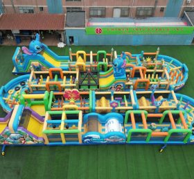 CR2-309 Pista Desafiadora Gigante Inflável com Tema Lilo & Stitch