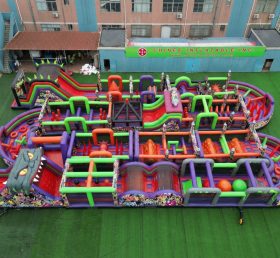 CR2-314 Pista de Obstáculos Gigante Inflável com Tema de Monstro Desafiante