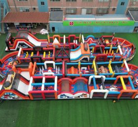 CR2-327 Pista Desafiadora Gigante Inflável com Tema de Tênis